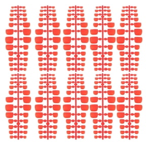 NFTIGB 240pcs Matte False Toe Nail Tips Full Cover Artificial Fake Toenails for Women DIY Home Salon Manicure Nail Artist (Matte Red) 7.08 inches / 18.00 cm