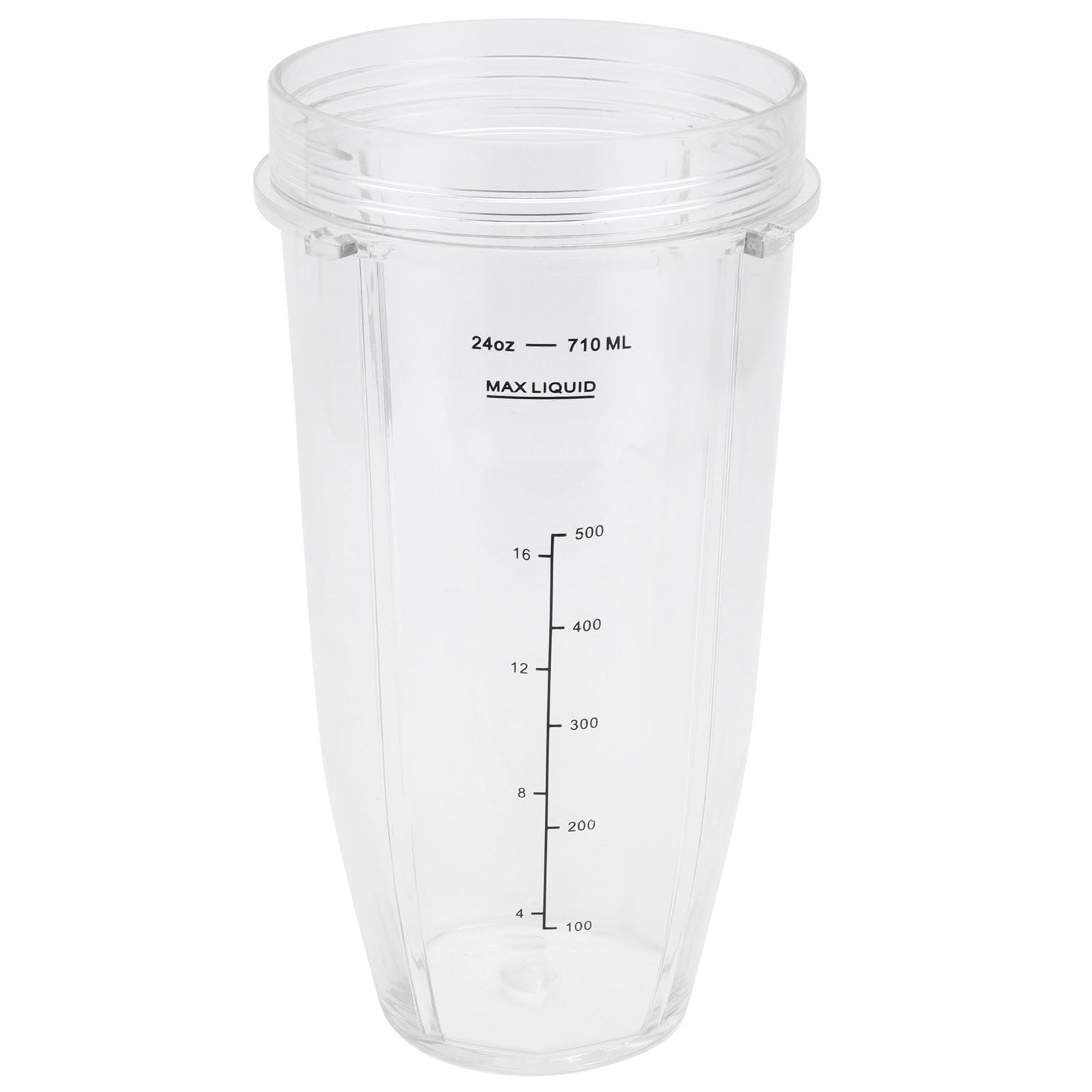 NFTIGB 24Oz Replacement Cup Blender Container For Nutri Ninja 1000W Juicer Appliance Accessories 24 Ounces 710 ml Clear
