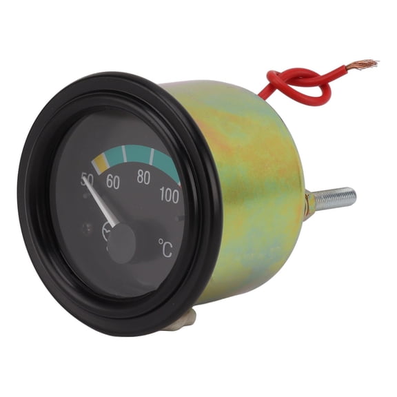 NFTIGB 24V Water Temperature Gauge for Diesel Generator Engine, Heavy Duty Automotive Replacement Part for Passenger Cars, Trucks, Agricultural Vehicles, and Tractors (3.15 inches / 8.00 cm)