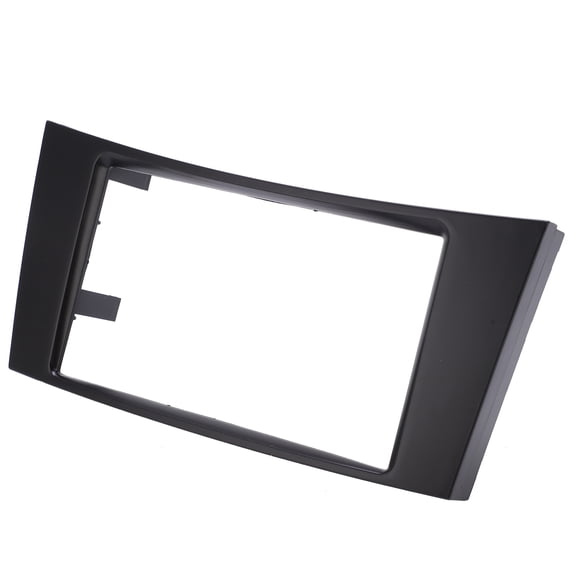 NFTIGB 2Din Center Control CD Audio Fascia Trim Replacement for Mercedes Benz CLS-class C219 & E-class W211 2001-2009