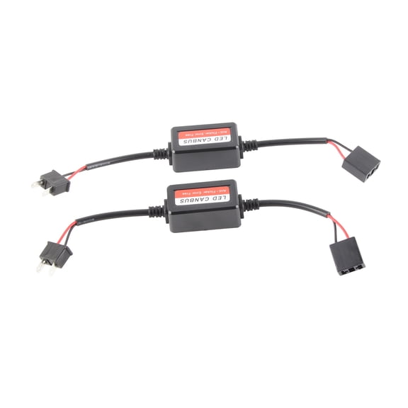 NFTIGB 2PCS Car LED Headlight Decoder H7 Radio Audio Anti Interference Error Canceler Filter 7.87 in / 20 cm Universal Fit For Vehicles [cite: 1, 7, 8]