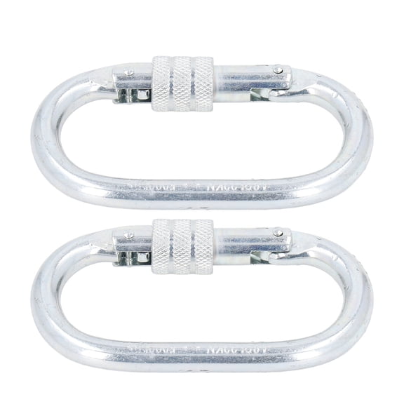NFTIGB 2PCS Chain Connector 22KN 5000 LBS Load Capacity Alloy Steel Heavy Duty Safety Chain Hooks Quick Link 5.91 inches / 15 cm