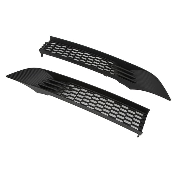NFTIGB 2PCS Front Grill Mesh Bright Black Bumper Vent Grille Replacement for Tesla Model Y 2020-2023