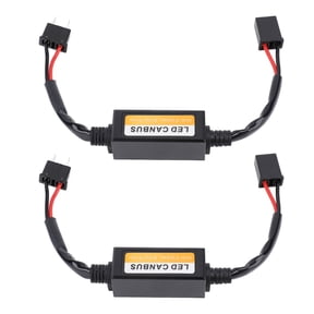 NFTIGB 2PCS H7 LED Headlight Decoder Water Resistant Plug and Play Anti Flicker Canbus Error Warning Resistor Decoder For Car Headlamps 12V 35W Max 3A