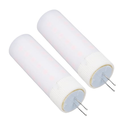 NFTIGB 2PCS LED Flame Effect Light Bulb, G4 Base 2W 200LM Flickering Fire Bulbs, PC Material, Warm Light for Holiday Patio Outdoor Indoor Decorations (2.76 in / 7 cm, 0.85 oz / 24 g)