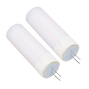 NFTIGB 2PCS LED Flame Effect Light Bulb, G4 Base 2W 200LM Flickering Fire Bulbs, PC Material, Warm Light for Holiday Patio Outdoor Indoor Decorations 2.76 in / 7 cm, 0.85 oz / 24 g
