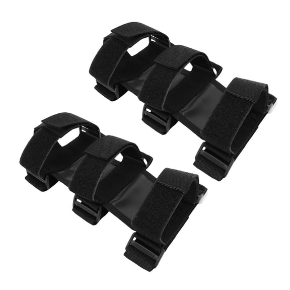 NFTIGB 2PCS Roll Bar Fire Extinguisher Holder Mount Strap, 9.45 inches / 24 cm Adjustable Nylon Bracket Replacement for UTV JK JKU TJ CJ