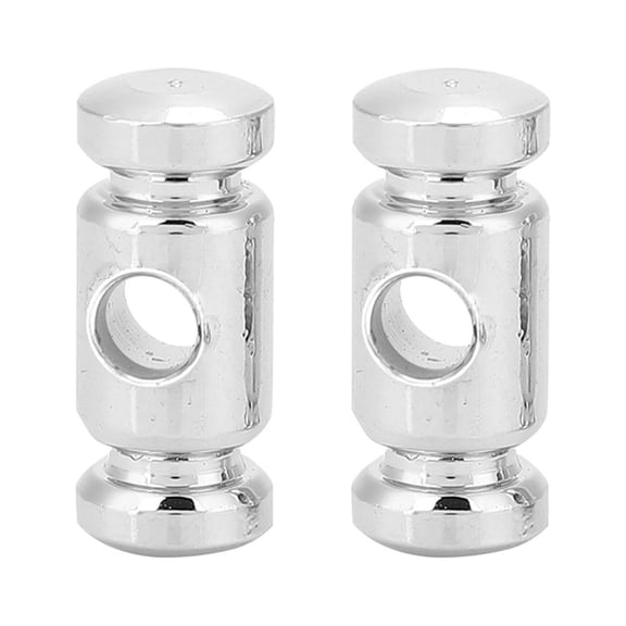 NFTIGB 2PCS Roller String Tree Retainer with Screw Accessory for Electric Guitar Bass, Premium Metal Construction, Silver Finish, Enhances Tuning Stability, 0.39 inches / 1 cm