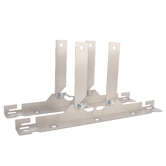NFTIGB 2PCS Wheel Alignment Tool Plates with 2 Tape Measures Alloy Steel Automotive Front End Toe Alignment Tool for Multiple Cars Silver