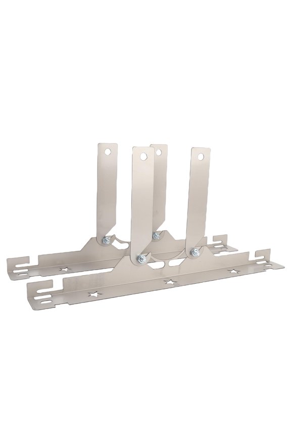 2PCS Wheel Alignment Tool Plates with 2 Tape Measures Alloy Steel Automotive Front End Toe Alignment Tool for Multiple Cars Silver