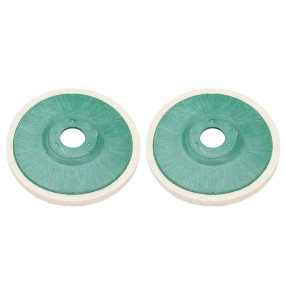 NFTIGB 2Pcs 5-Inch Wool Felt Polishing Disc Round Grinding Buffing Wheel Pad Angle Grinder Accessories