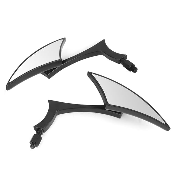 NFTIGB 2Pcs 8mm/10mm Rearview Side Mirror Universal Rod End Triangle Rear View Mirror Motorcycle Refitting