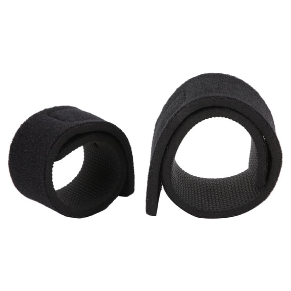 NFTIGB 2Pcs Elastic Fishing Rods Tie Holder Strap OK Cloth Fixing Band Strong Elasticity Hook and Loop Design 11.8 inches / 30.0 cm