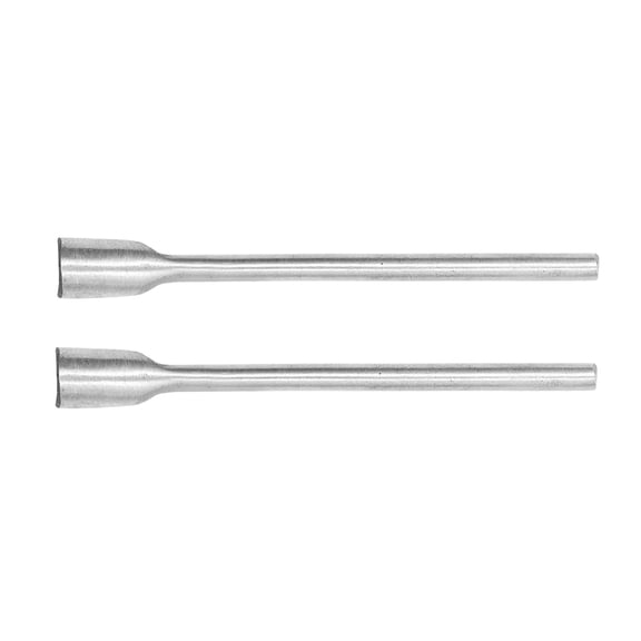 NFTIGB 2Pcs Half Round Leather Cutter Tool Steel Punch Craft Tools Set Kit for Belt Strap 10mm / 0.39in