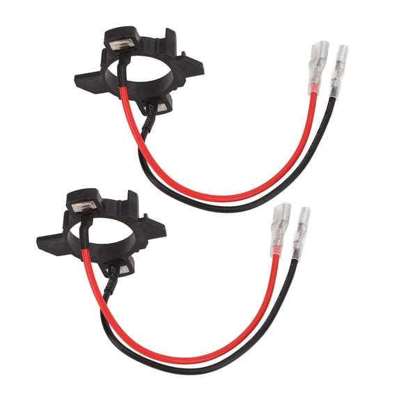 NFTIGB 2Pcs Headlight Bulb Base Adapter LED Retainer Clip for H7 Bulbs IP68 Waterproof (11.00 inches / 27.94 cm)