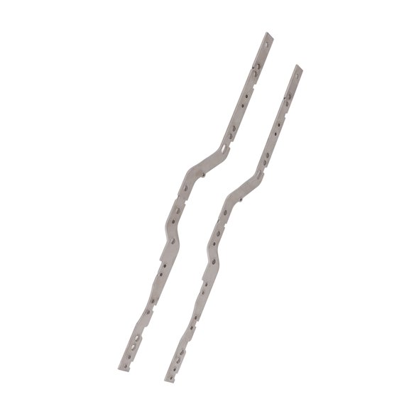 NFTIGB 2Pcs L0035 RC Car Chassis Frame Girders Stainless Steel Chassis Frame Rails RC Car Upgrade Parts, 13.1 inches / 33.2 cm