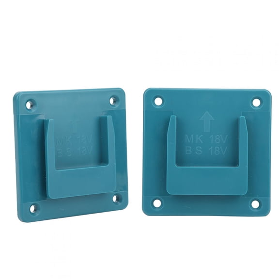 NFTIGB 2Pcs Machine Holder Wall Mount Storage Bracket Fixing Devices for Makita 18V Electric Tool Cyan