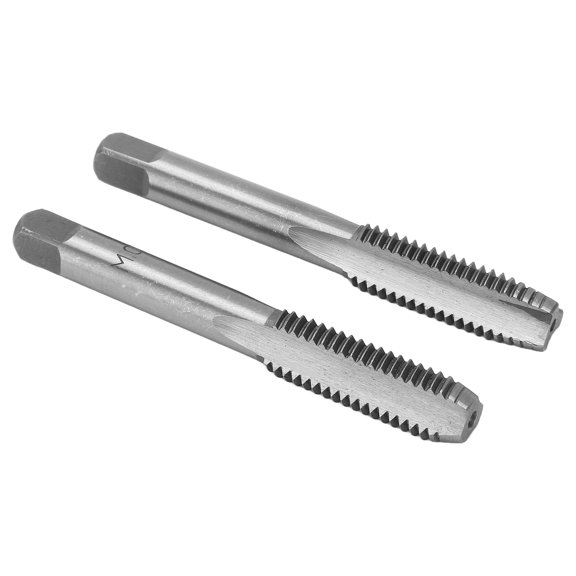 NFTIGB 2Pcs Metric Machine Tap High Speed Steel 3 Straight Flute Screw Thread Tapping Tool M10x1.5