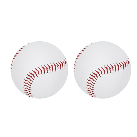 NFTIGB 2Pcs PU Elastic Soft Filling Training Wear Resistant Baseballs Batting Practice Softballs (9 inches / 22.8 cm)