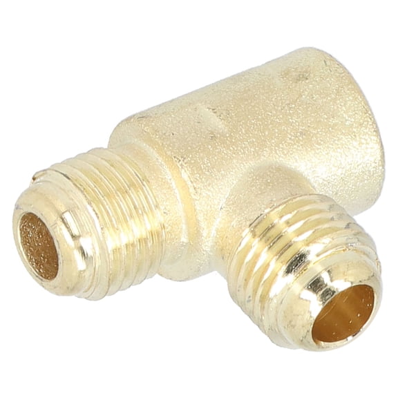 NFTIGB 2Pcs Zinc Tee Adapter, Oil Free Machine Check Valve Threaded Pipe Connector for 550W Air Compressor, Metal Air Tool Pneumatic Fittings Adapter Set, Silver