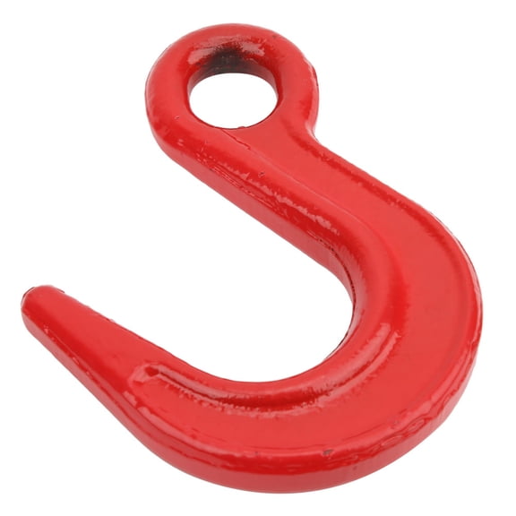 NFTIGB 2Ton Lifting Hook, Heavy Duty Alloy Steel Eye Large Opening Crane Hoist Hook (2T / 4400 lbs) for Ship Construction and Industrial Rigging, Red Powder Coated