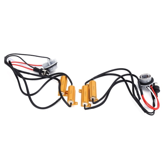 NFTIGB 2pcs 1157 LED Decoder 50W Load Resistor Flash Error Free Canceller for Car Headlamp Fog Lamp DRL[cite: 1]