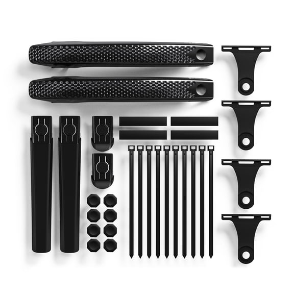 NFTIGB 2pcs Adjustable Bicycle Mudguard Mountain Bike Front Rear Mudguard for Road Bikes, 13.78 inches / 35 cm