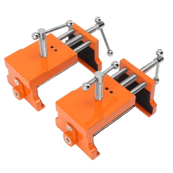 NFTIGB 2pcs Cabinet Claw Aluminum Alloy Clamps For Installing Cabinetry Face Frame, Orange Woodworking Tool, 7.48 inches / 19 cm Length, Durable Cabinet Clamps For Fast Easy Installation