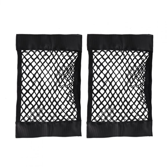 NFTIGB 2pcs Car Trunk Interior Organizer Bag Mesh Net Rear Seat Storage Holder Pocket (15.75 inches / 40 cm)[cite: 1]