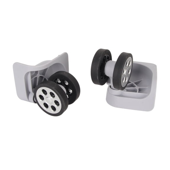 NFTIGB 2pcs Luggage Wheels Replacement Universal 360 Degree Rotation Low Noise Light Gray (4.3 in / 11 cm)