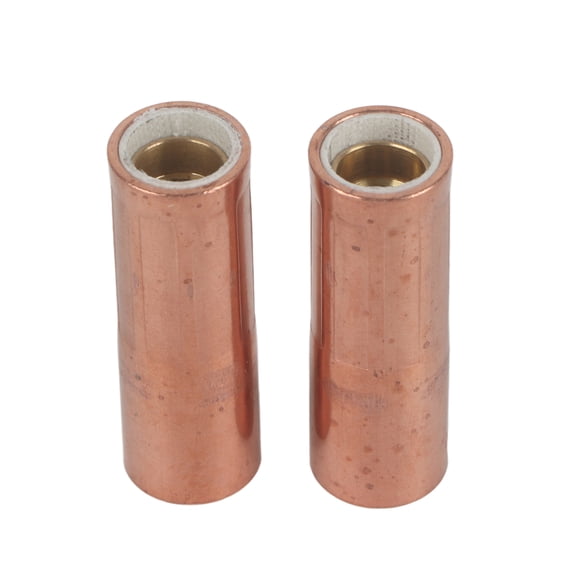 NFTIGB 2pcs MIG Welding Gun Nozzle 21-37 3/8inch (9.5 mm) 100L for Tweco Mini/#1 Copper Replacement Accessory