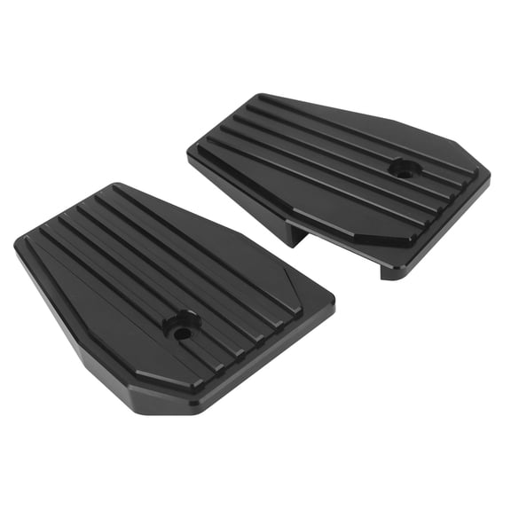 NFTIGB 2pcs Motorcycle Footrest CNC Aluminium Alloy Anti Skid Wide Foot Pegs Pedals Replacement for REBEL CMX500 CMX300 2017-2022 Black (6.3 inches / 16 cm)