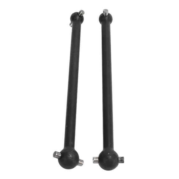 NFTIGB 2pcs RC Rear Driveshaft Dogbones 92mm Steel High Strength Driveshaft Dogbone Replacement for ARRMA 1/7 1/8 Series Black
