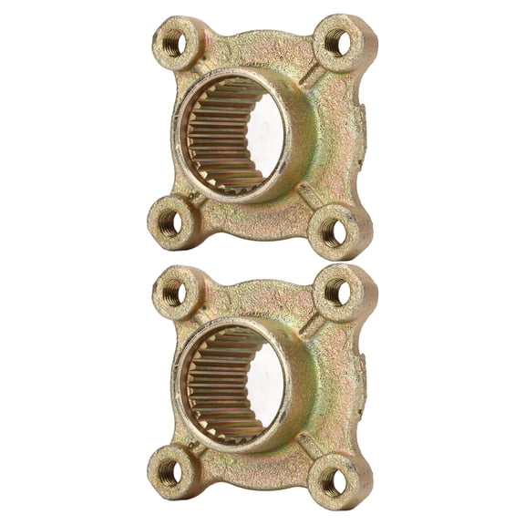 NFTIGB 2pcs Rear Axle Wheel Hub 28 Tooth Spline 4 Stud Heavy Duty Steel Alloy Replacement Parts for 50CC 110CC 150CC Quad Bike ATV Go Kart Off-Road Vehicles