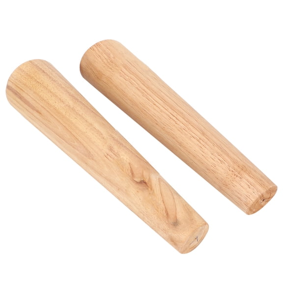 NFTIGB 2pcs Round Oval Shape Wooden Bracelet Making Stick Bangle Mandrel Wire Wrapping Tool for Jewelry Making, Bangle Resizer Repair Tools Kit, 11.5 inches / 29.2 cm