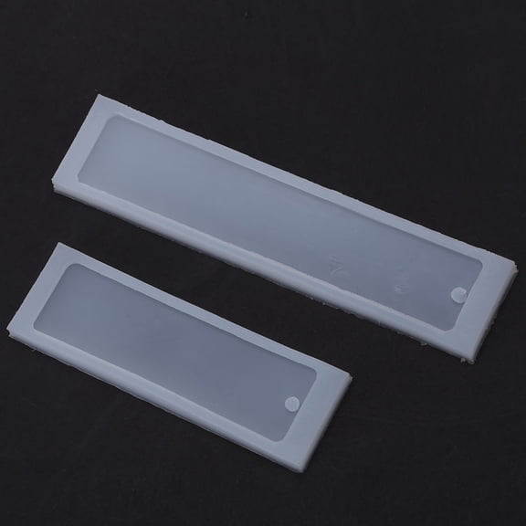 NFTIGB 2pcs/set DIY Bookmark Mould Rectangle Silicone Mold Making Epoxy Resin Jewelry Craft Tool - 6.1 in / 15.5 cm & 4.13 in / 10.5 cm [cite: 13, 21]