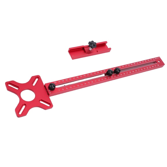 NFTIGB 3 in 1 Router Milling Groove Bracket, Multifunctional Aluminum Alloy Circle Cutting Jig, Professional Woodworking Tool Guide Auxiliary Bracket Support for DIY