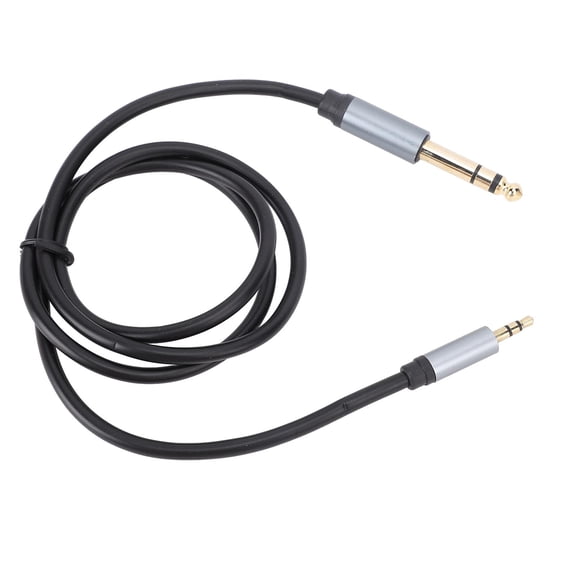 NFTIGB 3.5mm to 6.35mm Stereo Audio Cable 1m (39.37 inches) 24K Gold Plated Connector Clear Sound Quality Plug and Play for Guitars Laptops Home Theater Devices