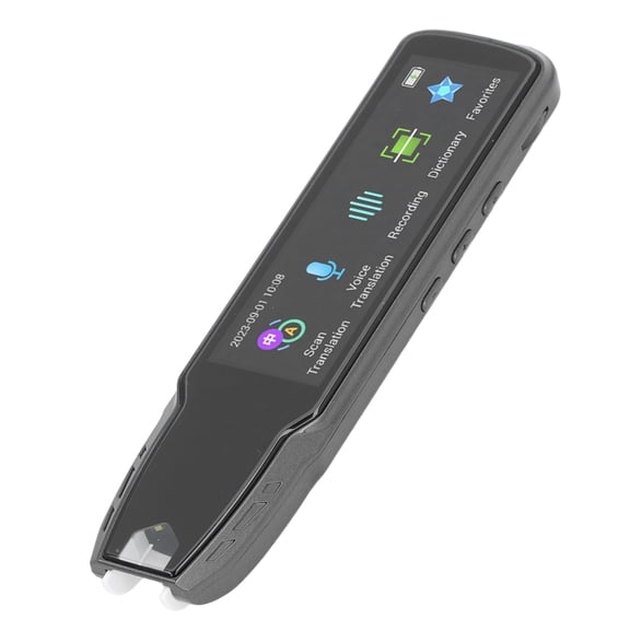 NFTIGB 3.69" Touchscreen Scan Translation Pen, 112 Languages Bidirectional Voice Translator, Dark Gray