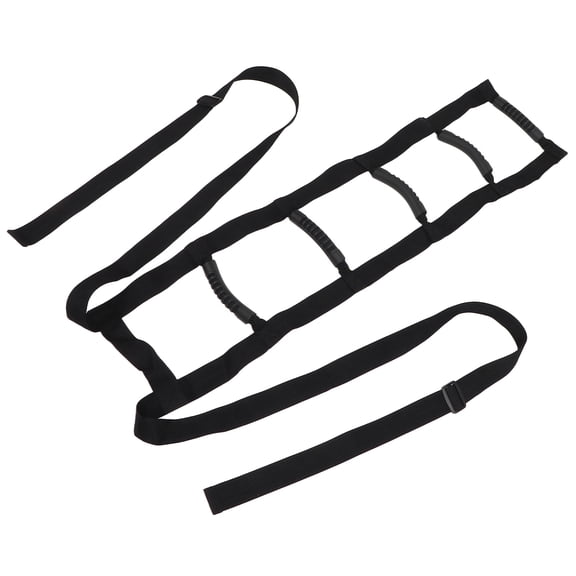 NFTIGB 3.8cm Width Adjustable Bed Ladder Assist Rope Elderly Patient Sit Up Rope Ladder for Healthy Care and Fall Prevention