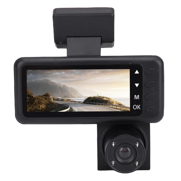 NFTIGB 3 Channel Dash Cam 1080P HD Front Rear Inside Driving Recorder with 2.7in Screen 170 Wide Angle Night Mode (5.91 in / 15 cm)