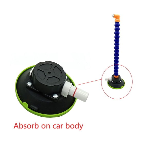NFTIGB 3 Inch Vacuum Suction Cup Paintless Dent Repair Tool Hand Pump Base Extractor for Car Body, White (3 inches / 7.6 cm)