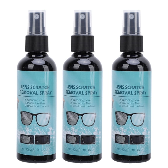 NFTIGB 3 Pcs Lens Scratch Remover Repair Cleaner Spray for Eyeglasses Sunglasses Camera Screen 300ml Total