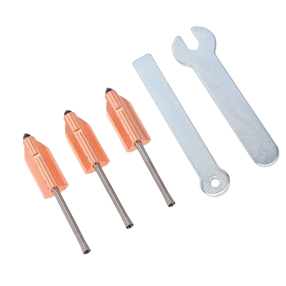 NFTIGB 3-Piece Detachable Hotend Hardened Steel Nozzle Set for FLASHFORGE AD5X Fused Deposition Modeling 3D Printer, Fast Release Printer Accessories, Bimetallic Parts (3.94 inches / 10 cm)