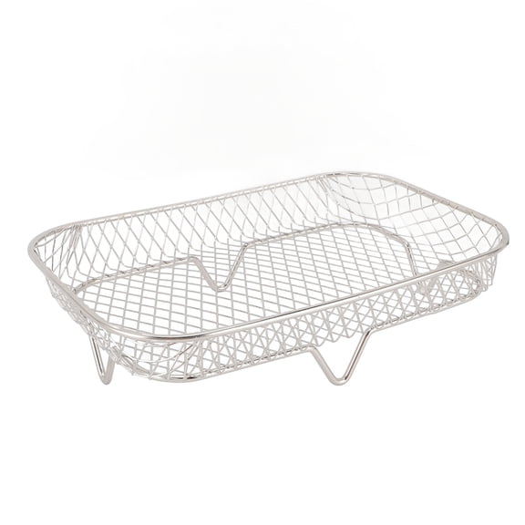 NFTIGB 3-Piece Stackable Stainless Steel Air Fryer Rack Set - Multifunctional Basket for Steaming & Dehydrating (8.27 inches / 21 cm)