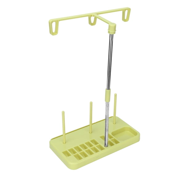 NFTIGB 3 Spools Thread Rack Removable Household Sewing Tools Spool Holder for Sewing Machine, Yellow, 8.27 in / 21 cm