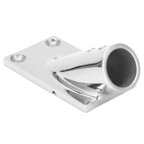 NFTIGB 30 Degree Marine Boat Rectangular Base Heavy Duty Stainless Steel Hand Rail Fitting Deck Hardware Marine Yacht Railing Tube Bracket Support 22mm 7/8 inches / 2.2 cm