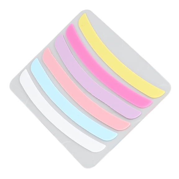 NFTIGB 30 Pairs Silicone Lash Lift Ribbon Covers Kit Soft Flexible Reusable Arch Shape Eyelash Lift Rods Covers (2.4 inches / 6.1 cm)