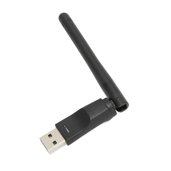NFTIGB 300Mbps Mini USB WiFi Adapter, Wireless Network Dongle for PC, 2.4GHz Band, 2dBi Antenna, Supports Windows 10/8/7/XP/Vista, Portable Internet Receiver (17 cm / 6.69 inches)