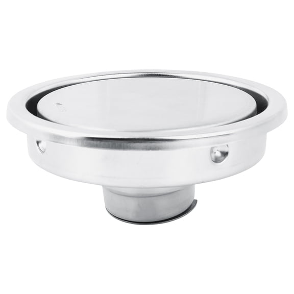 NFTIGB 304 Stainless Steel Round Floor Drain Strainer for Home Bathroom Kitchen Balcony Use Odor Resistant Anti-Clogging Shower Drain Grate 4.3 inches / 109 mm